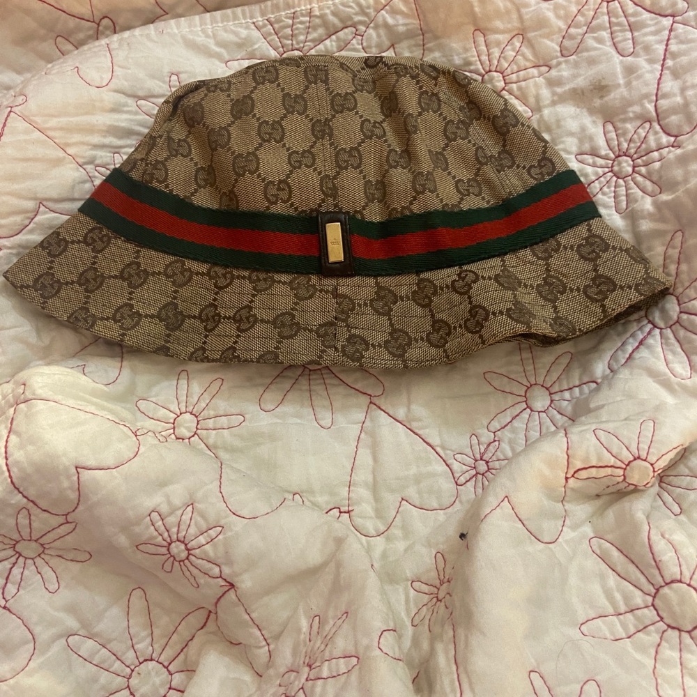 Vintage Authentic Gucci Bucket Hat